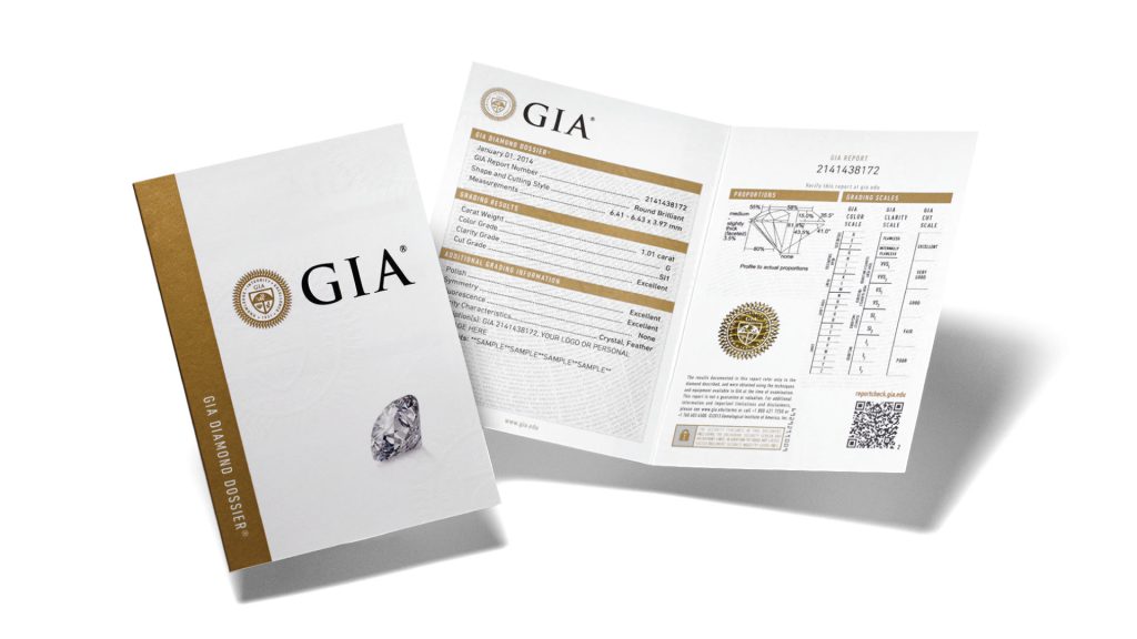 GIA鑽戒證書