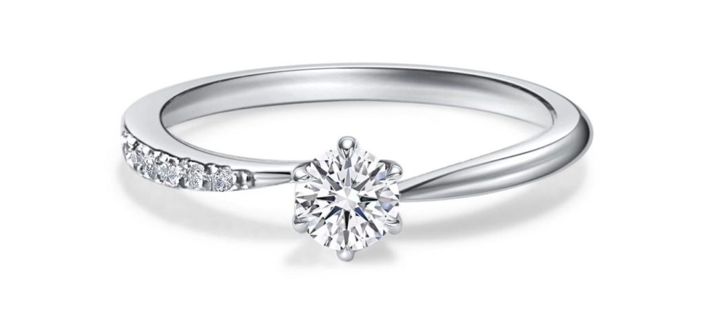 人氣No.4-日本鉑金求婚鑽戒